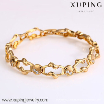 72906- Xuping Jewelry Fashion Hot Sale Pulsera Mujer con oro 18K plateado